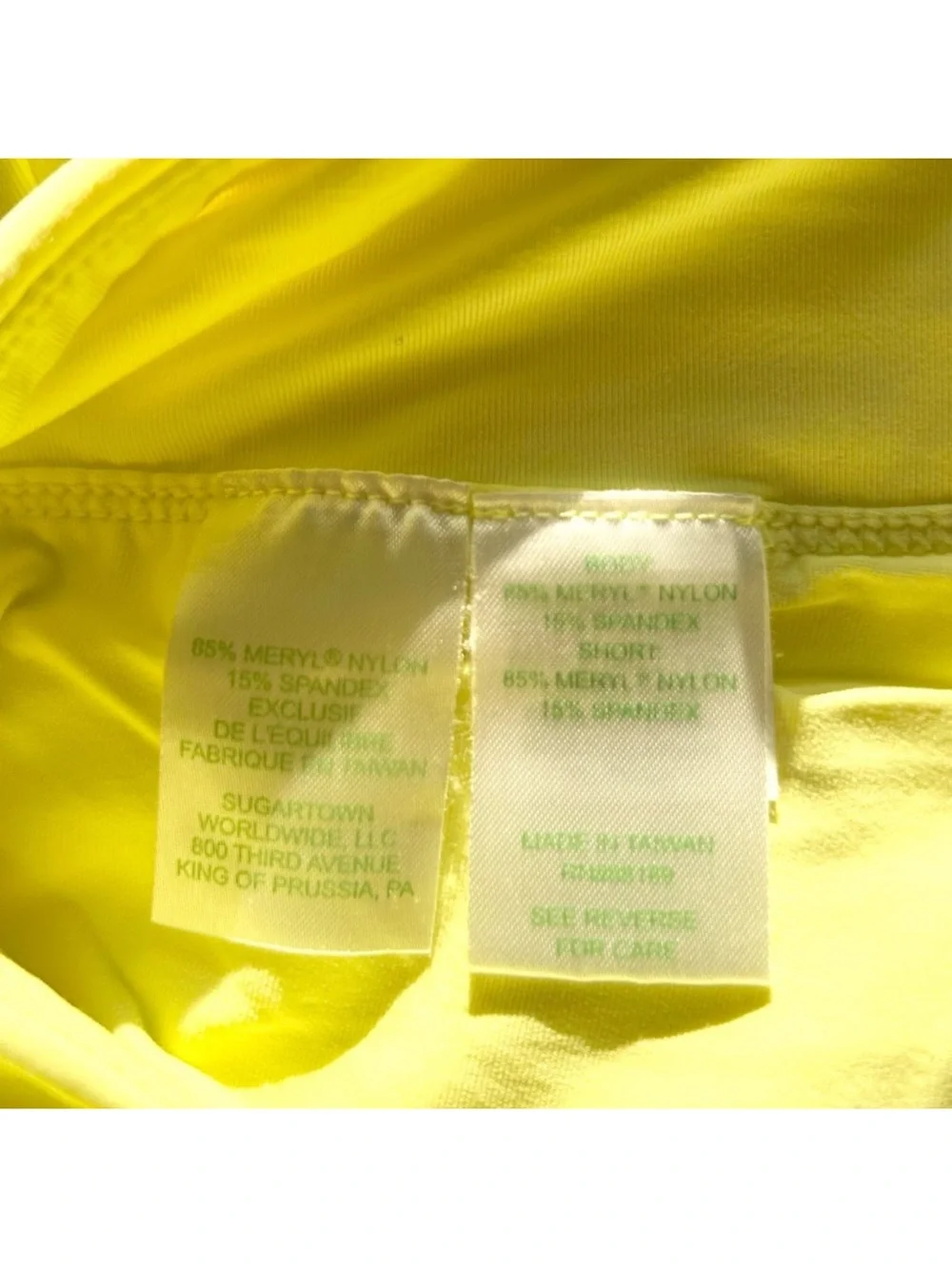 Lilly Pulitzer Neon Lime Ruffle Hem Mini Skirt